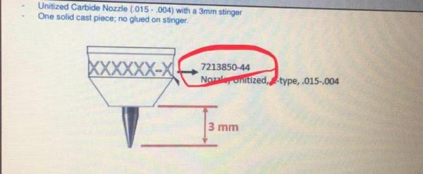 NOZZLE－Asymtek （Dispensing machines）7297753/7201384-44/7213850-44-DZ